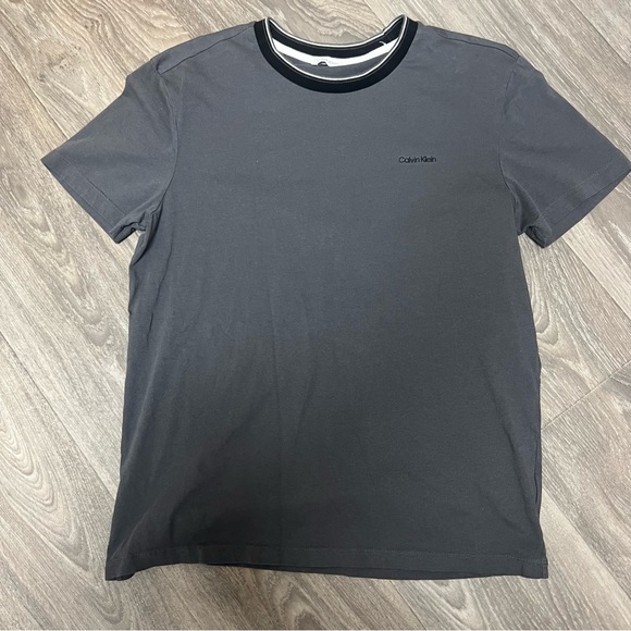 Calvin Klein T-Shirt Crew Neck Short Sleeve Casual‎ Top, Size: M - Picture 1 of 6